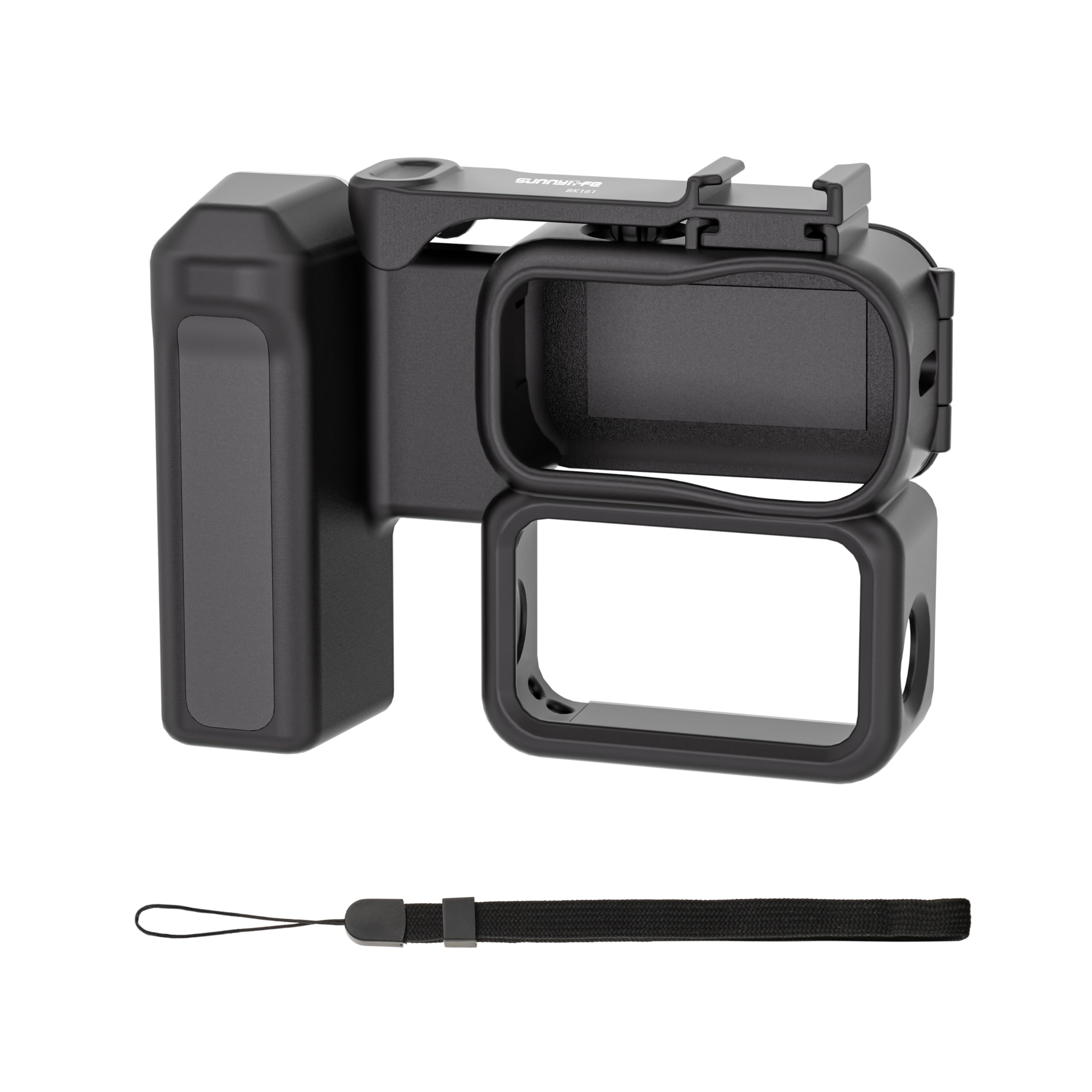 Gdraco Impugnatura integrata per DJI Osmo Nano Montaggio Facile Rapido Impugnatura Ergonomica per Scatti Stradi, Custodia Protettiva con Adattatore Scarpe Freddo Accessori per Osmo Nano