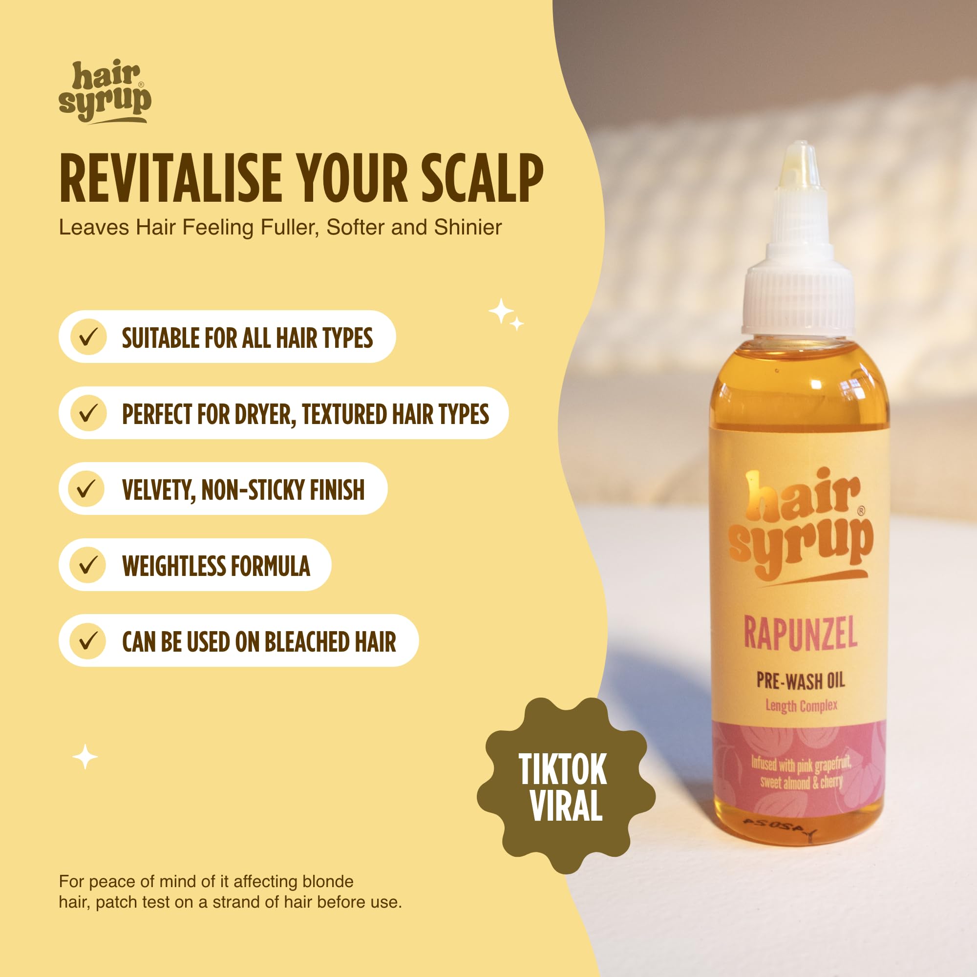 Hair Syrup, Gold, 100 ml (Pack of 1) - Image 3