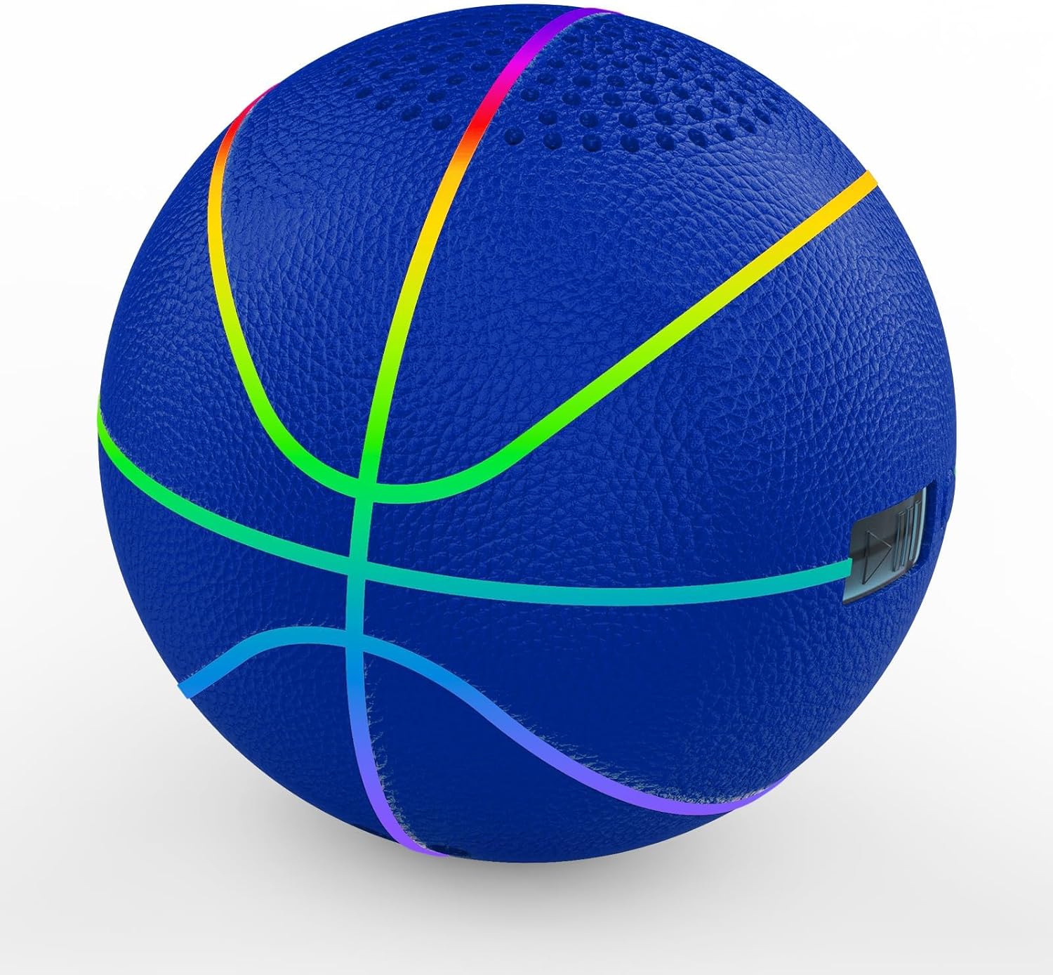Glow in the Dark Basketball, Leather Baseball Size Light up Ball with Bluetooth Speaker, Cool Basketball Gifts for Boys, Basketball Stuff & Basketball Accessories for Indoor Outdoor Play