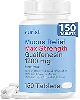 Vista 8 de Curist Guaifenesina 1200 mg comprimidos de liberación prolongada – 300 unidades de alivio de moco comprimidos de 1200 mg – Reduce el moco