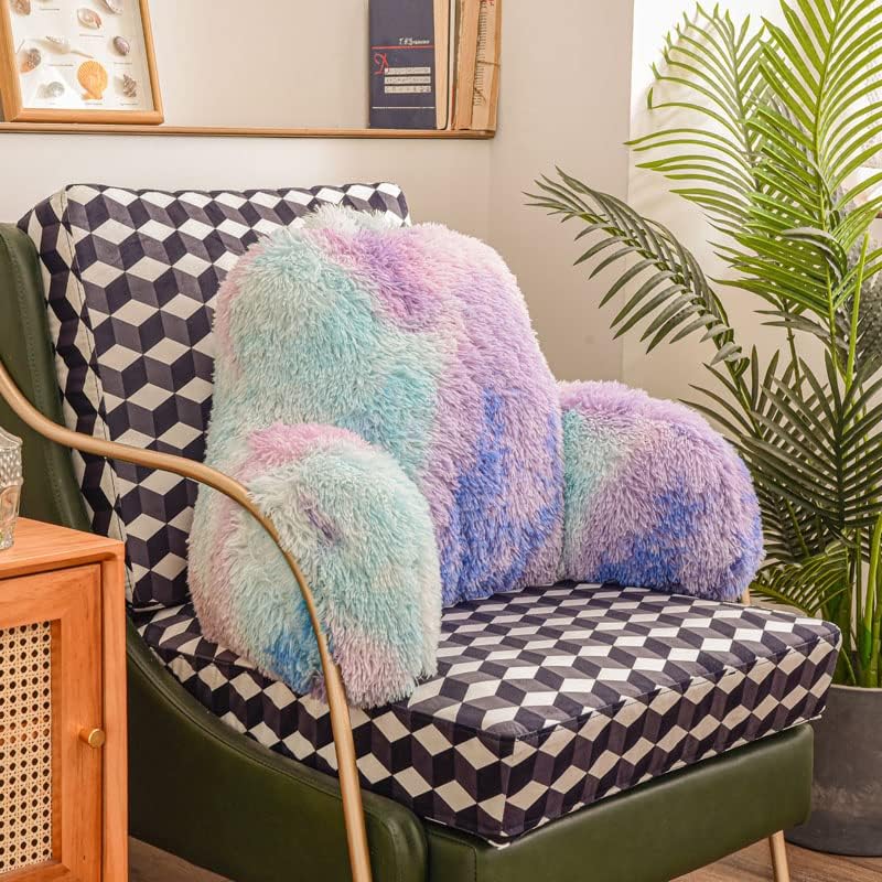 Miniatura 8 de Holawakaka Almohada de lectura para sentarse en la cama, sofá para niños y adolescentes, almohada de respaldo con brazos para niños, niñas, mujeres,