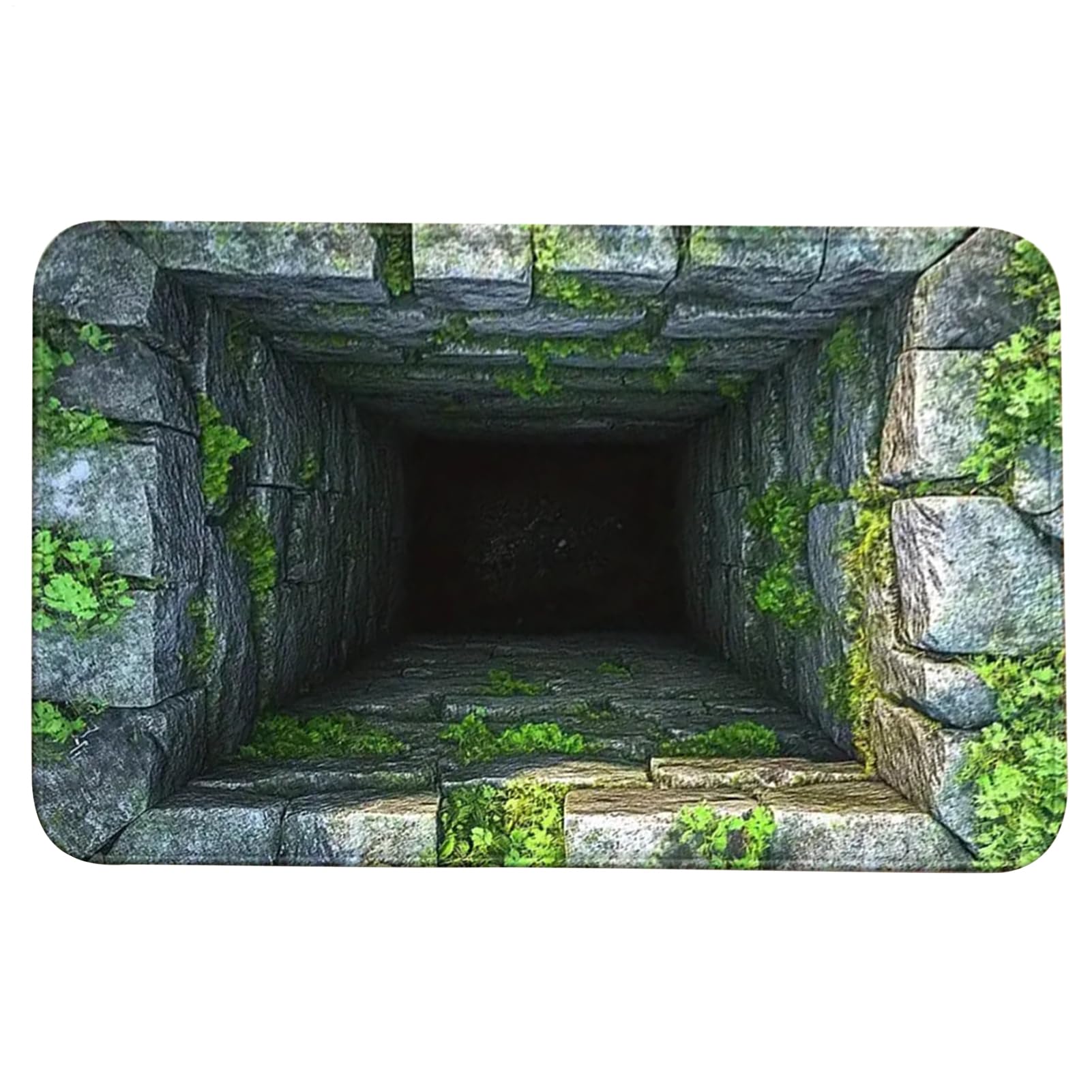 Tapis d'accent avec illusion d'optique 3D parfait pour coin bureau