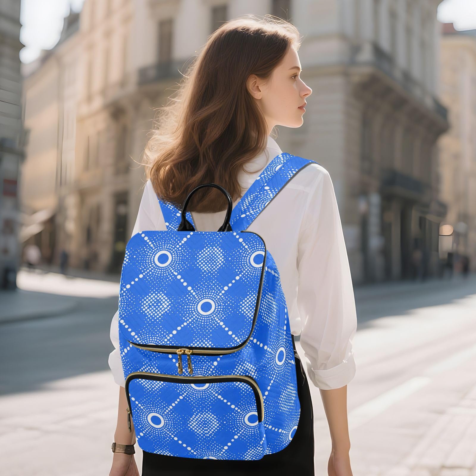 Zaino da donna, 15 l, elegante, per uso quotidiano, leggero, versatile