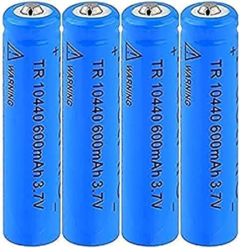 HIDZ Batería AAA De Iones De Litio Recargable De Iones De Litio De 37 V Capacidad 10440 Batería De Iones De Litio De 600 MAh para Banco De Energía