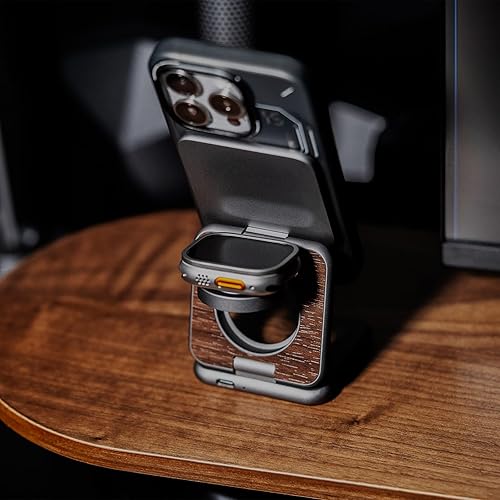 Miniatura 6 de KU XIU Cargador inalámbrico magnético X40, estación de carga portátil plegable 3 en 1 para iPhone 171615141312 y iPhone Air, 5 W para Apple Watch