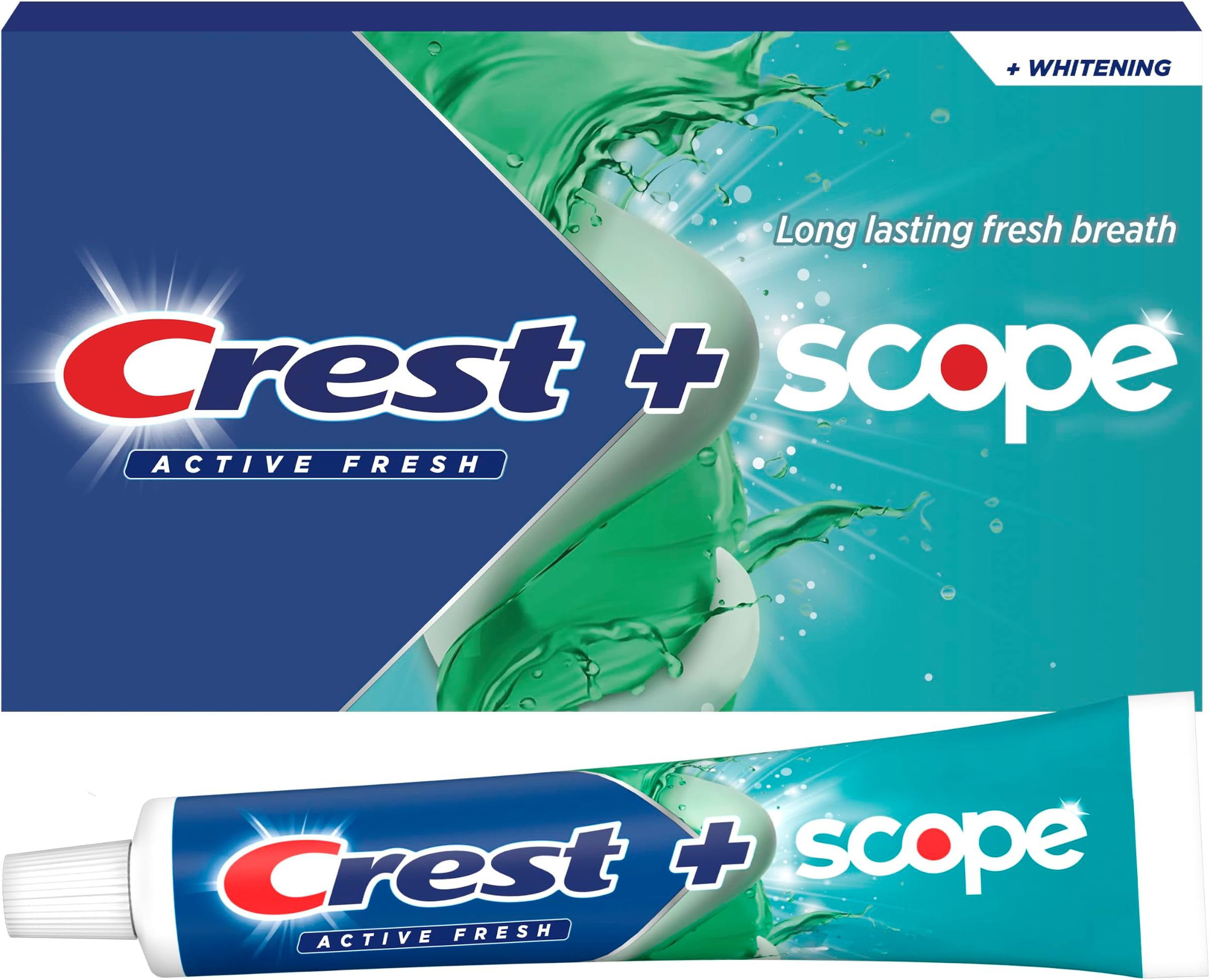 Complete Active Fresh + Whitening Toothpaste, 5.5oz (Pack of 4)