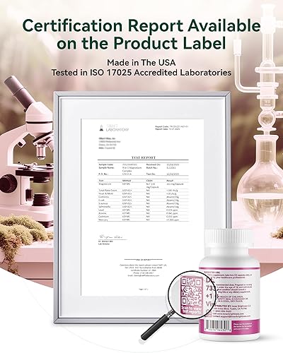 Miniatura 7 de Complejo de magnesio 9 en 1, 300 mg de magnesio de 9 formas orgánicas, glicinato, citrato, malato, alta absorción para sueño y relajación, apoyo