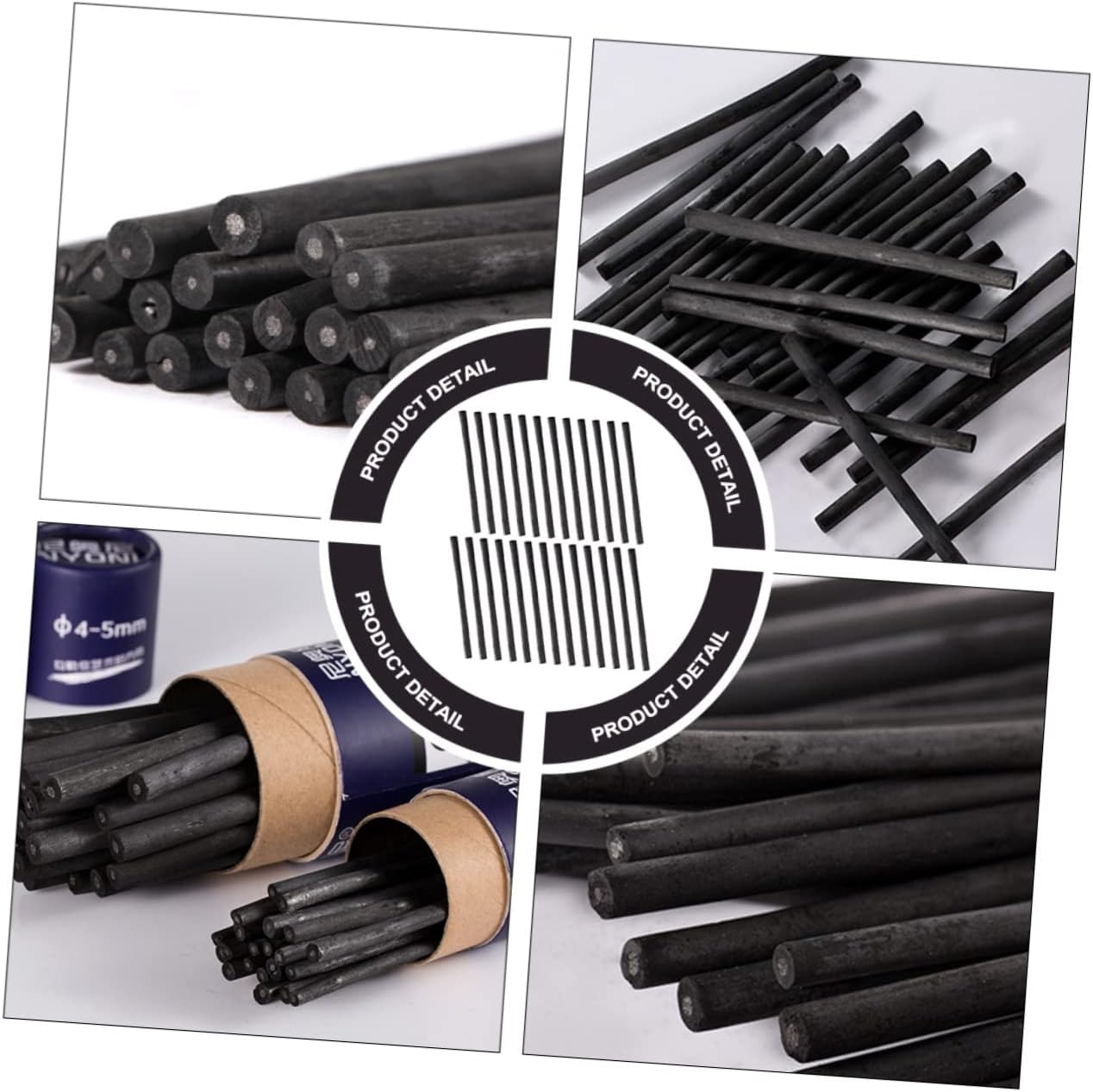 25pcs Willow Charcoal Drawing Bars 7-9mm Sketching Pencils for Artists and Beginners for Painting and Sketching Supplies