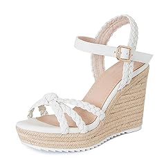Round Open Toe/3.78" Summer Wedges