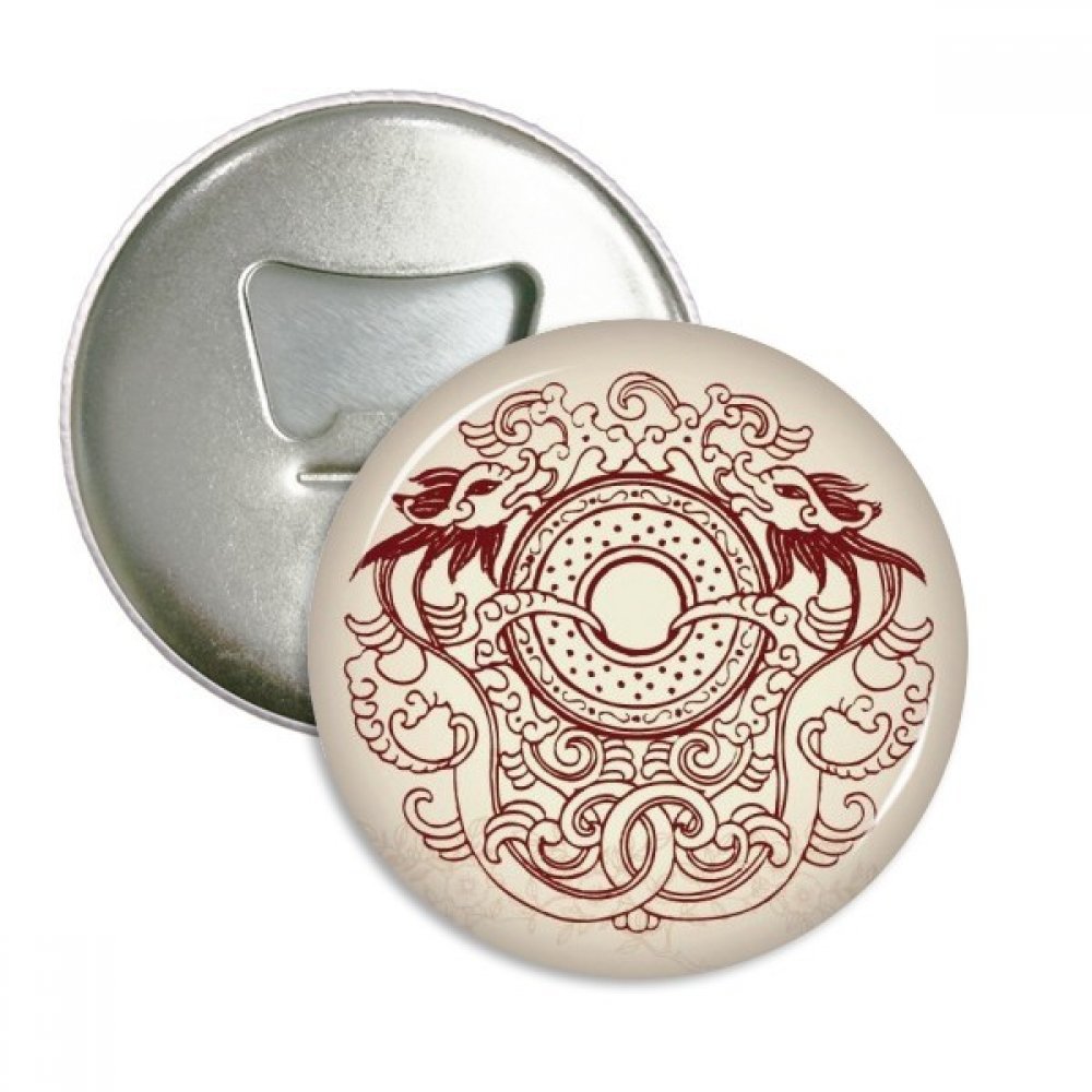 Décapsuleur pour apéritif en cuisine avec magnet frigo dragon chinois pour décorer