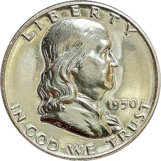 1950 P Franklin Half Dollar - Gem Proof - PF/PR - coolthings.us
