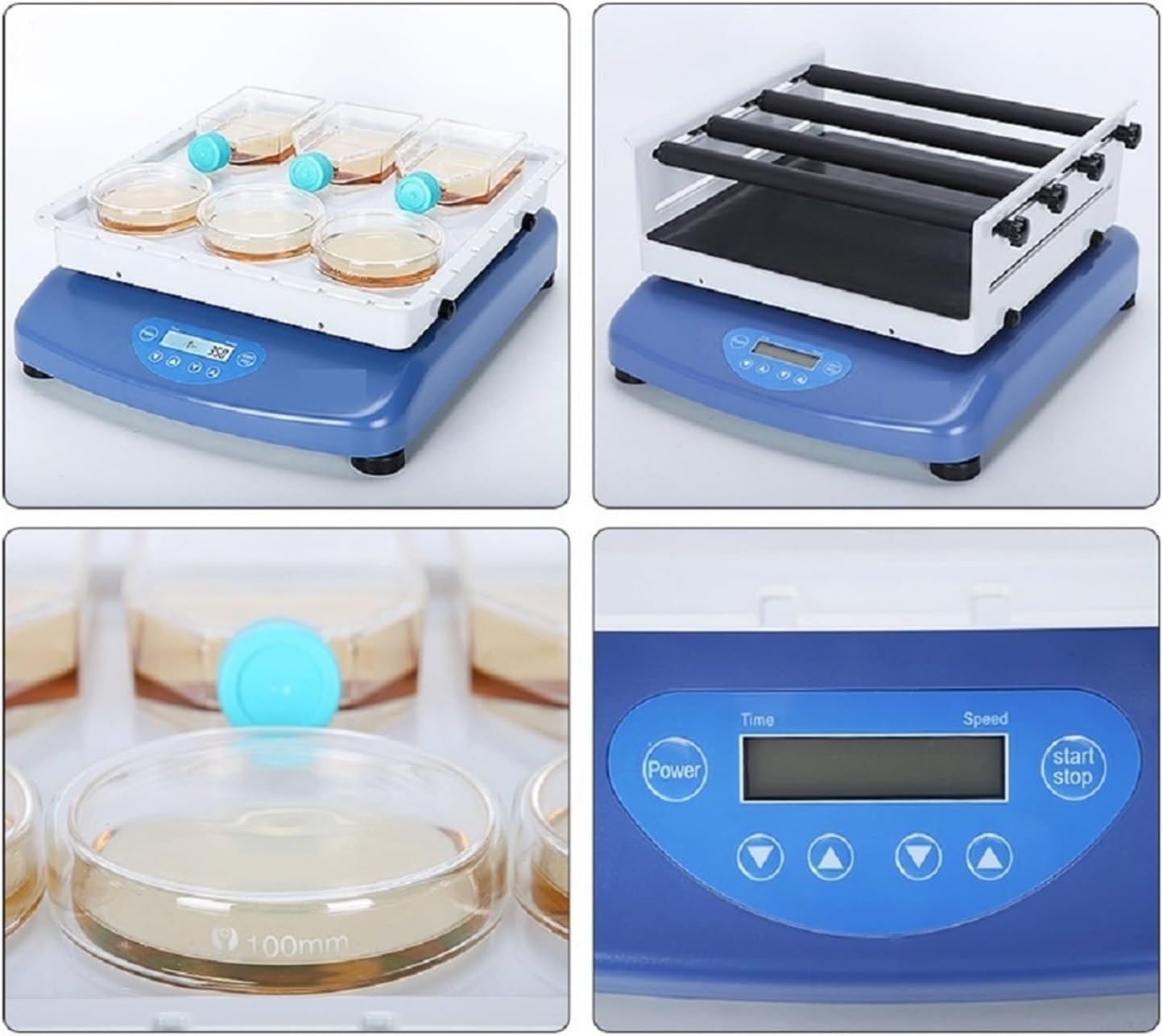 Laboratory Orbital Oscillator with Adjustable Speed and Timing Function Lab Shaker Multi-Purpose Swing Mixer Professional Laboratory Equipment (Color : Fixture, Size :) (OS 1)