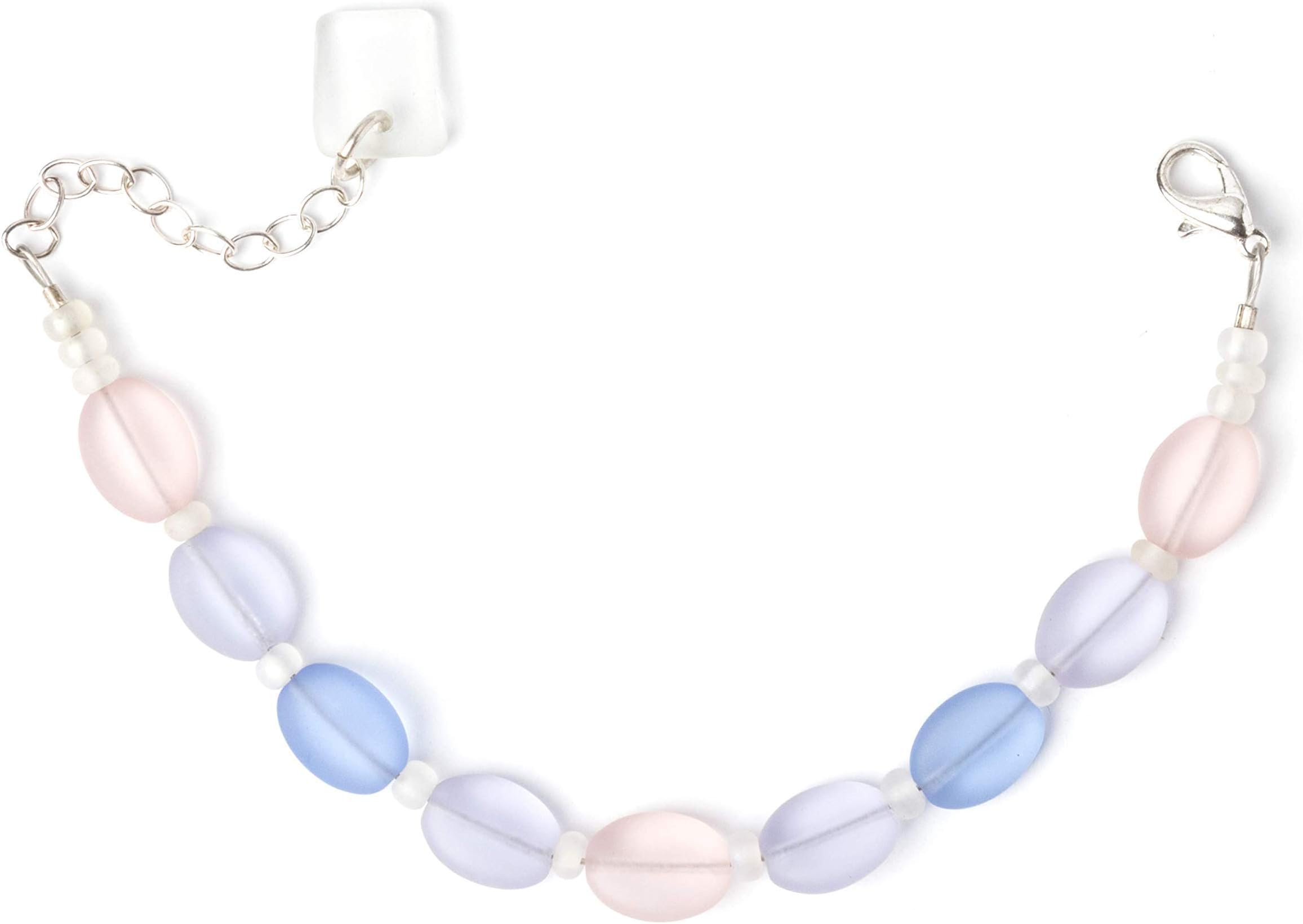 Sea Glass Droplet Bracelet (Pastel)