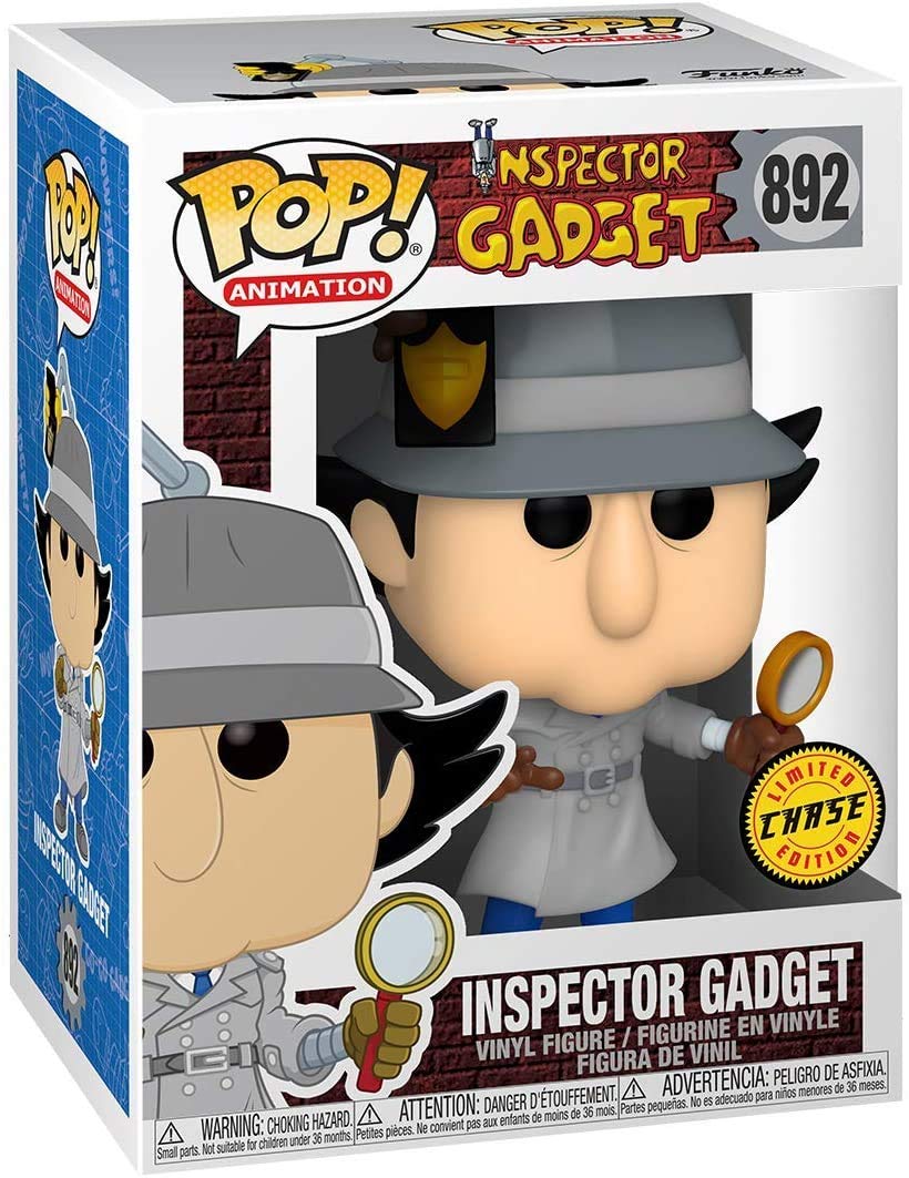 Inspector Gadget Chase Edition Pop #892 Pop Animacja: Inspector Gadżet Winylowa figurka (w zestawie z plastikowym ochraniaczem EcoTEK do ochrony pudełka wystawowego)