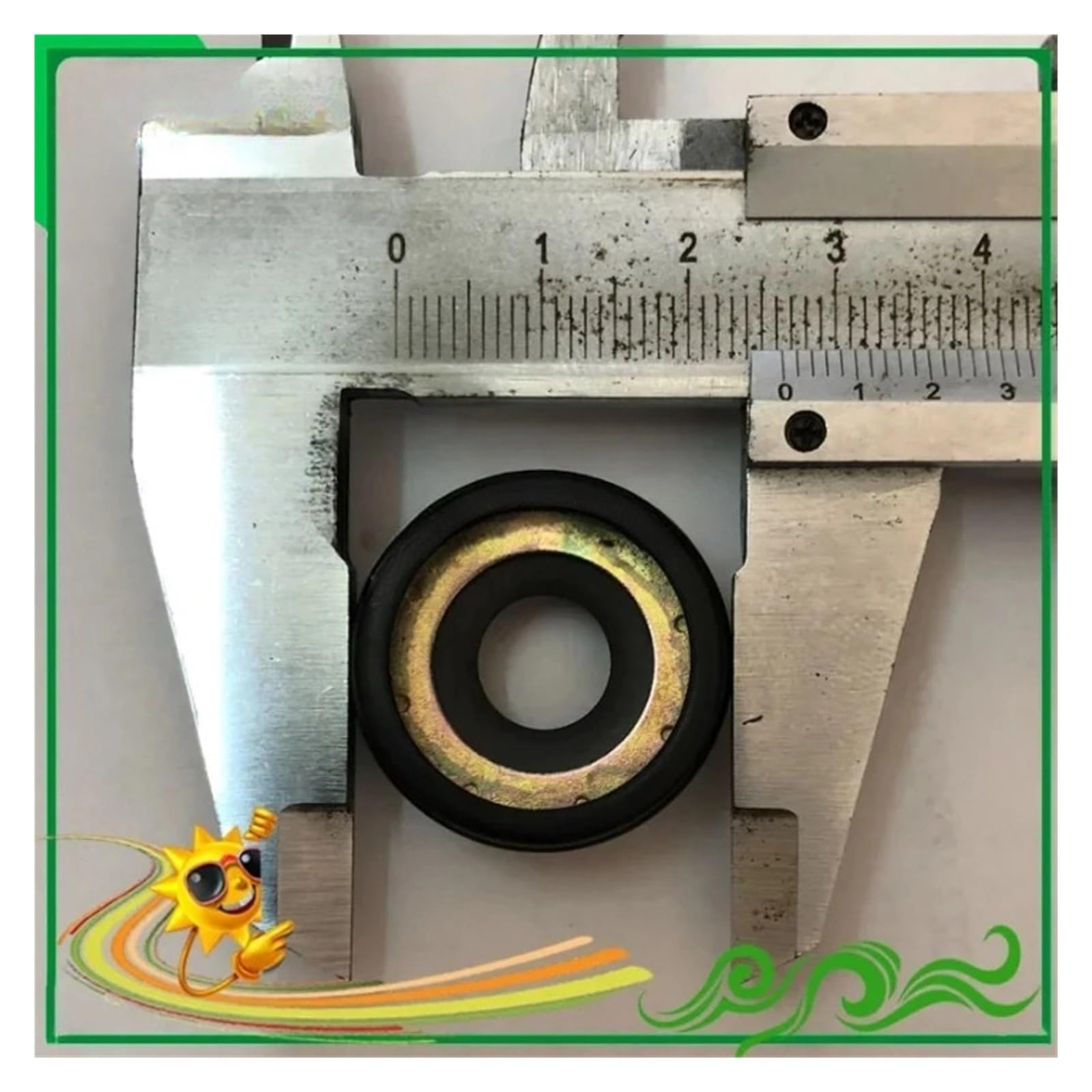 Kit de Joints d'étanchéité pour Arbre de compresseur de climatisation Automobile, Compatible avec Les véhicules VW, GM, Chevrolet et Fiat.