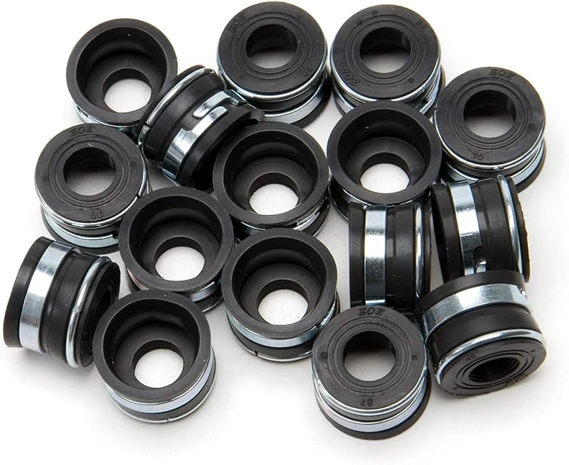 Retentor de haste de válvula Edelbrock 9725 em Viton – Conjunto com 16 unidades