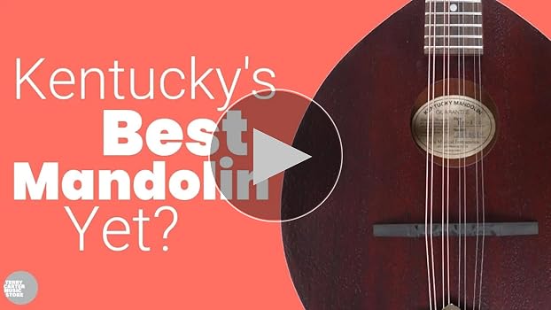 美品 Kentucky ケンタッキー マンドリン KM-120 純正ケース付 Amazon.com: Kentucky, 8-String Mandolin, Right, Brown, Full