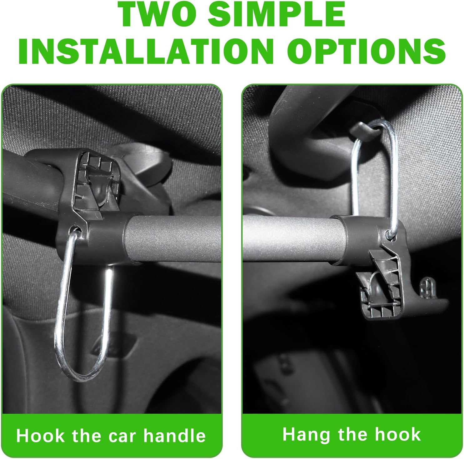 Car Clothes Hanger Bar, 30-64 Inches Adjustable Clothes Rod for Car Travel Heavy Duty Cloth Rack for Cars Truck Vehicle SUV