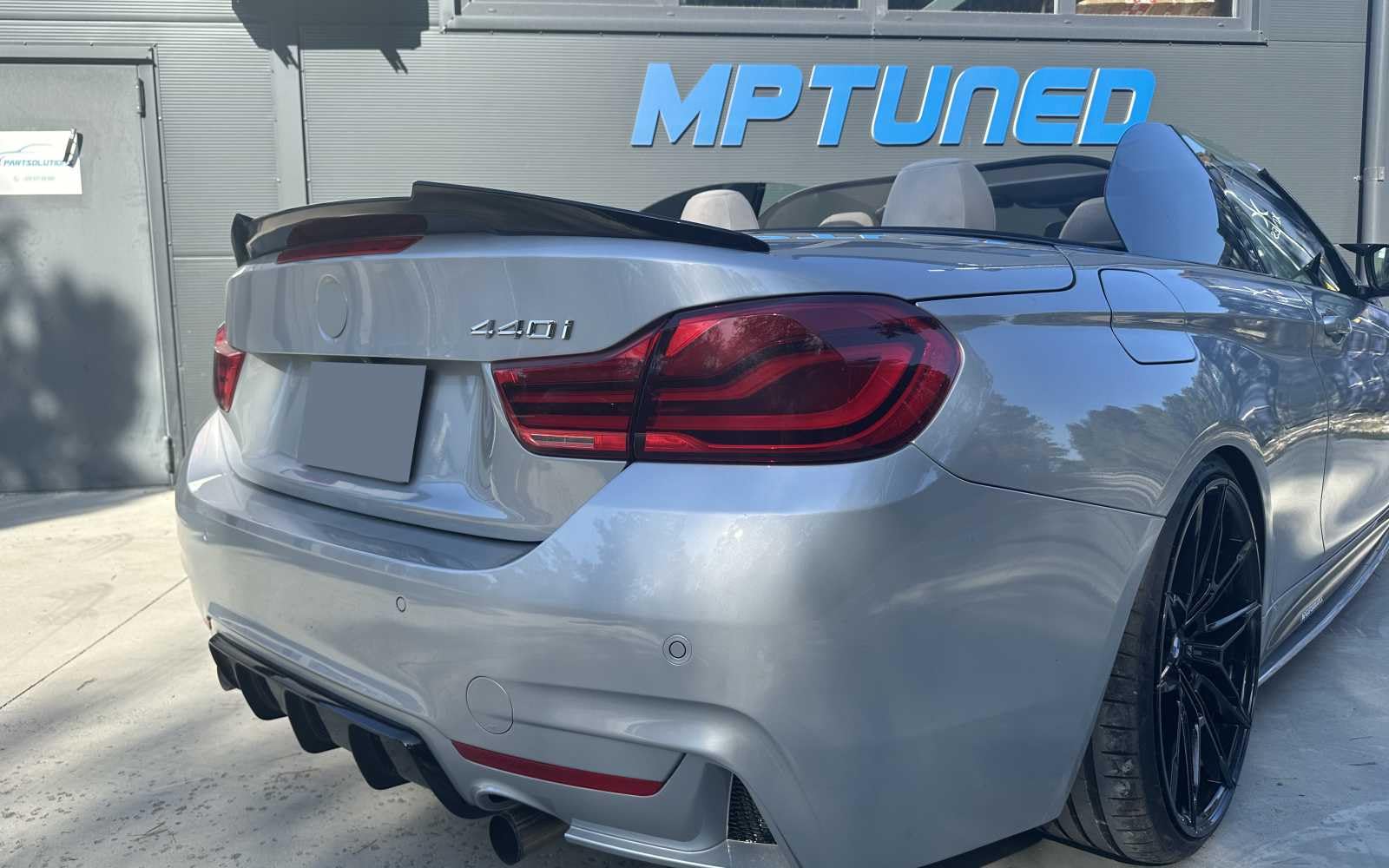 Spoiler per bagagliaio posteriore F33 M4 Look Style nero lucido per BMW Serie 4 2014-2019 Performance Tuning Cabrio 2 porte coupé 420i 428i 430i 435i 440i spoiler posteriore