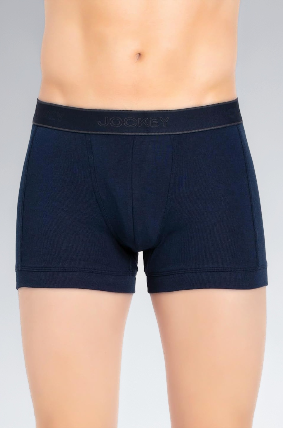 1015 Men's Super Combed Cotton Rib Solid Trunk with Stay Fresh Properties