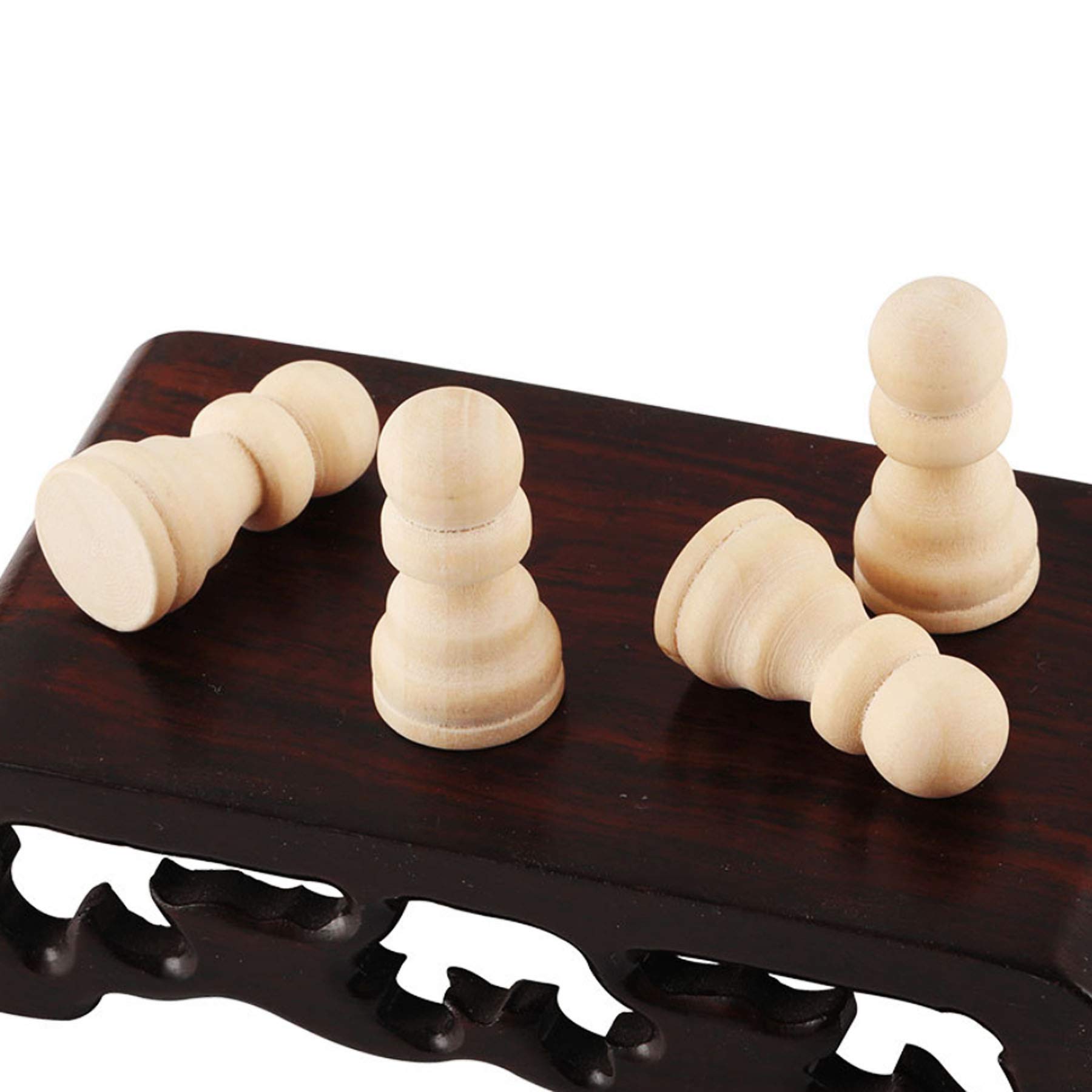 Set Bambole Di Legno Peg Woohome - 71 Pezzi Non Finiti Per Pittura Fai Da Te, 8 Stili Diversi