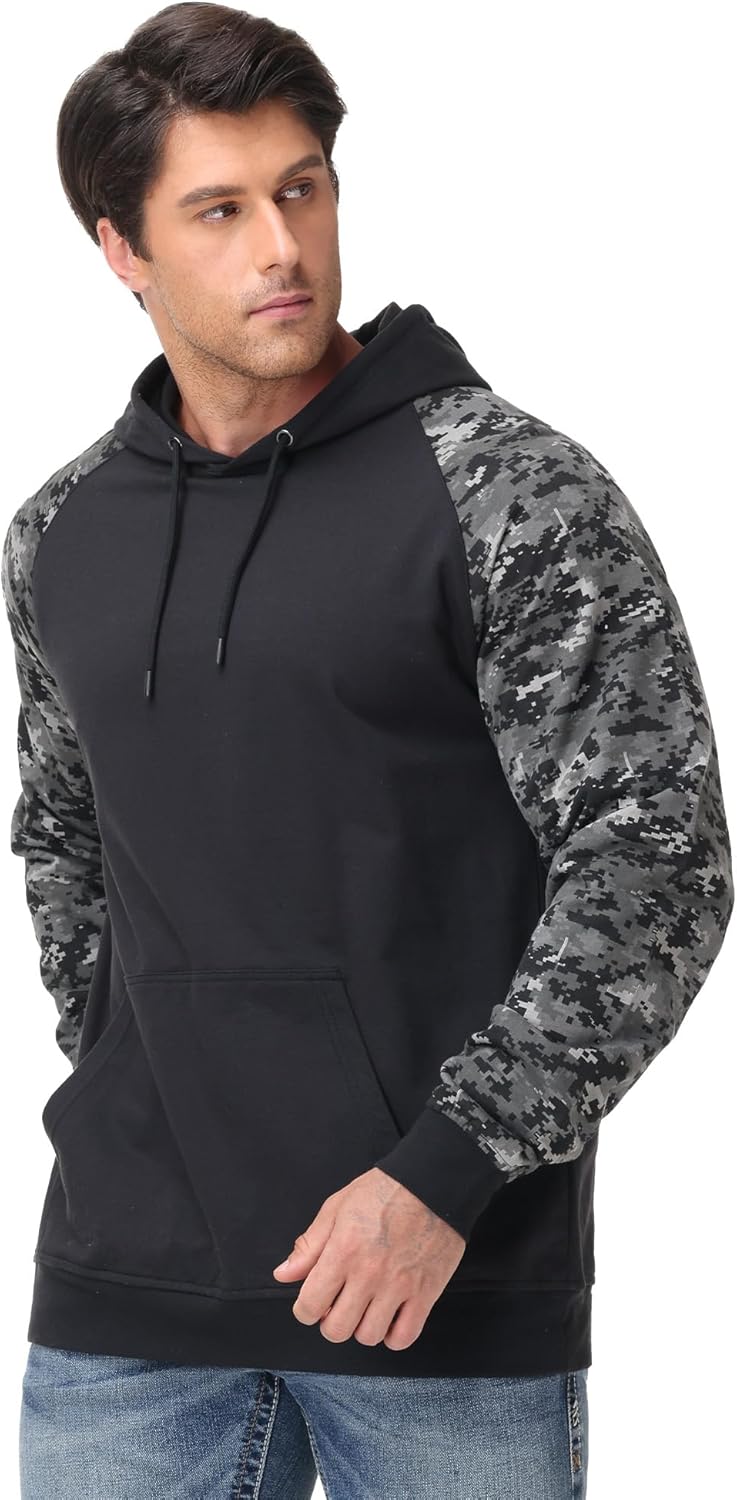 FR Hoodie for Men NFPA2112 CAT2 7.5oz Flame Resistant Pullover 100% Cotton Graphic FR Sweatshirt