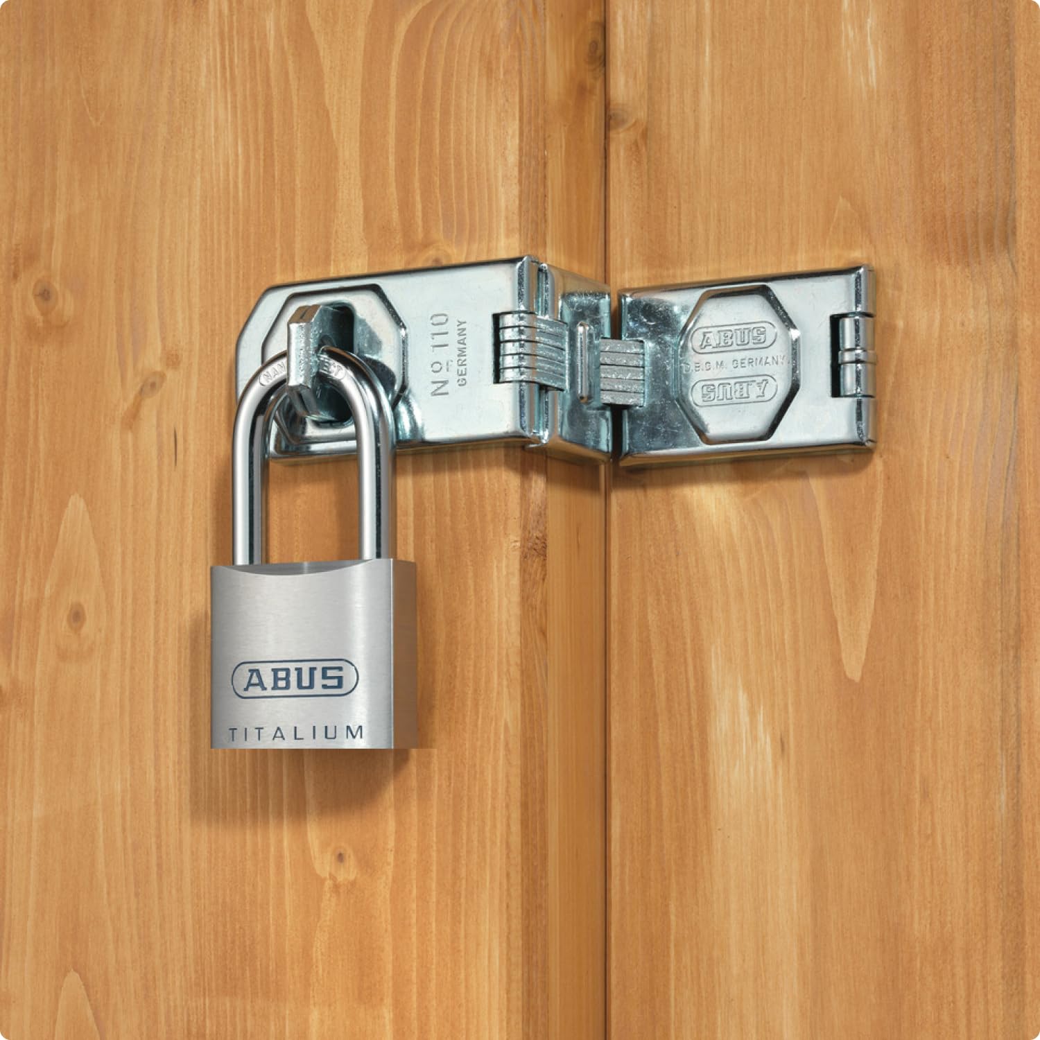 ABUS 562242-80TI/40HB40 Candado Titalium arco Nano protect y llave de 6 pitones 40 mm arco largo