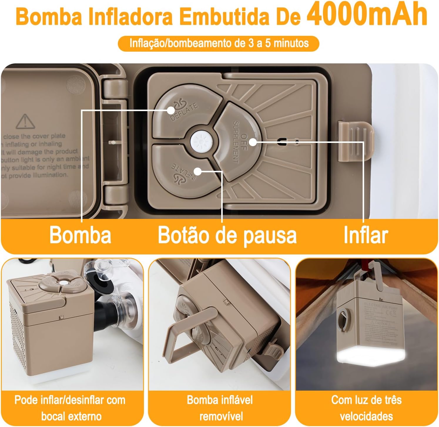 Colchão Inflável de Ar Queen Individual,190cm×95cm×25cm, 2025 NEW Actualizar a Qualidade, com Bomba Rápida Inflação/Deflação, Terno Comfort, Camping, Viagem, Portátil Impermeável Colchão Inflável de Ar Queen Individual,190cm×95cm×25cm, 2025 NEW Actualizar a Qualidade, com Bomba Rápida Inflação/Deflação, Terno Comfort, Camping, Viagem, Portátil Impermeável