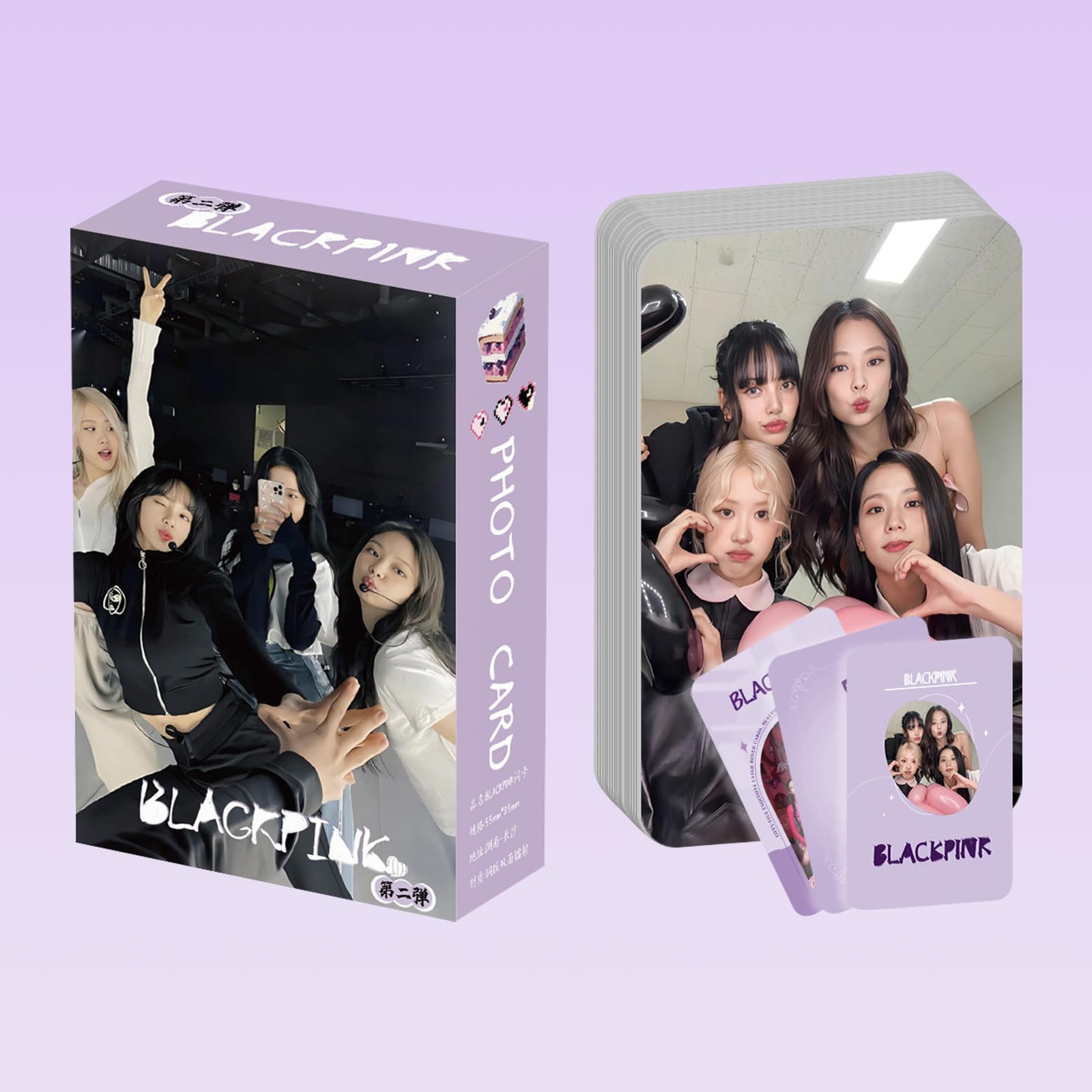 Coffret Photo LOMO BP Born Pink World Tour, Lot de 55 Cartes, Album, Cadeau Fan (Couverture Aléatoire)