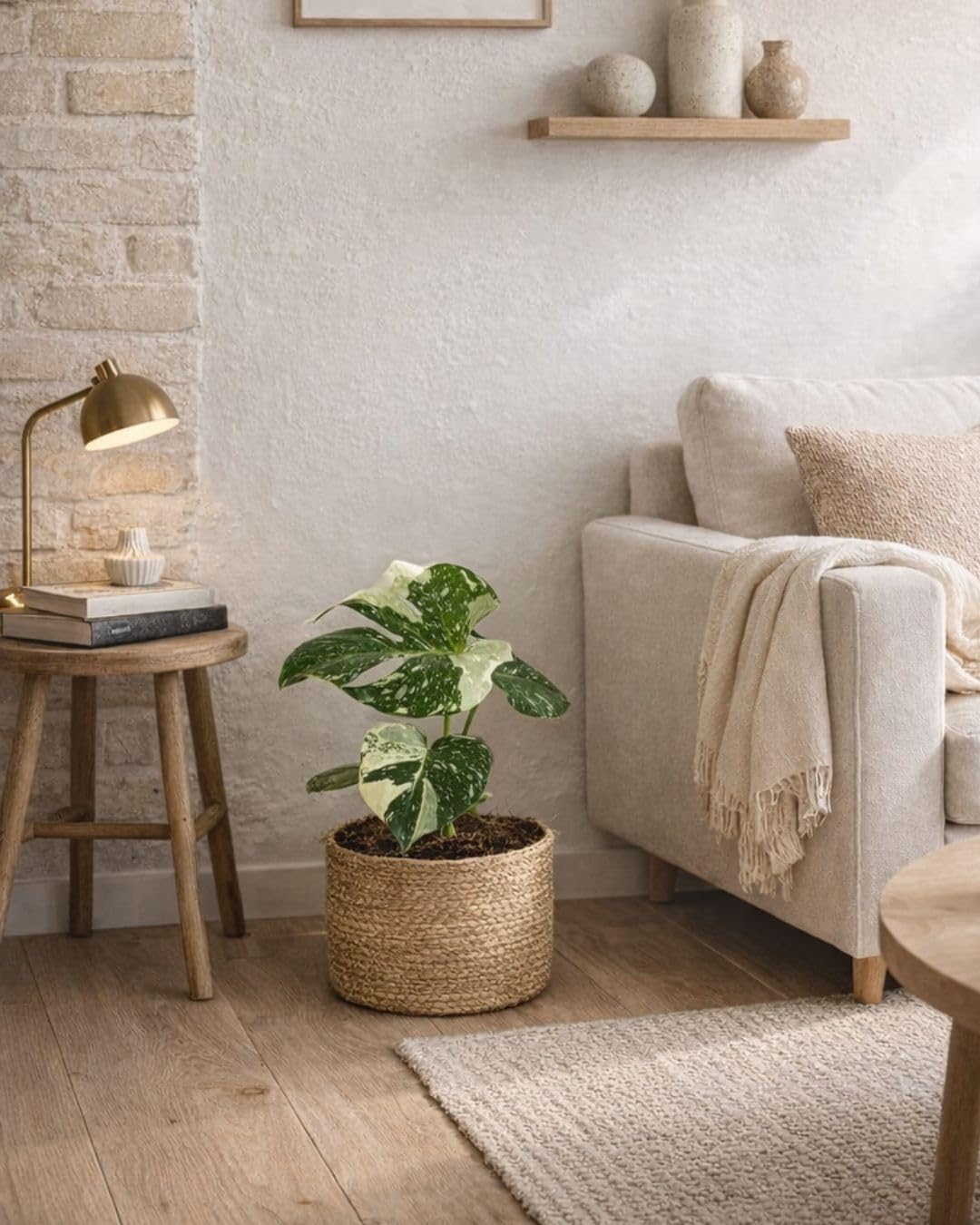 PUR PLANT Monstera Thai Constellation | Monstera Variegada Natural Exclusiva | Planta Tropical de Interior Decorativa | Maceta de Ø12 cm