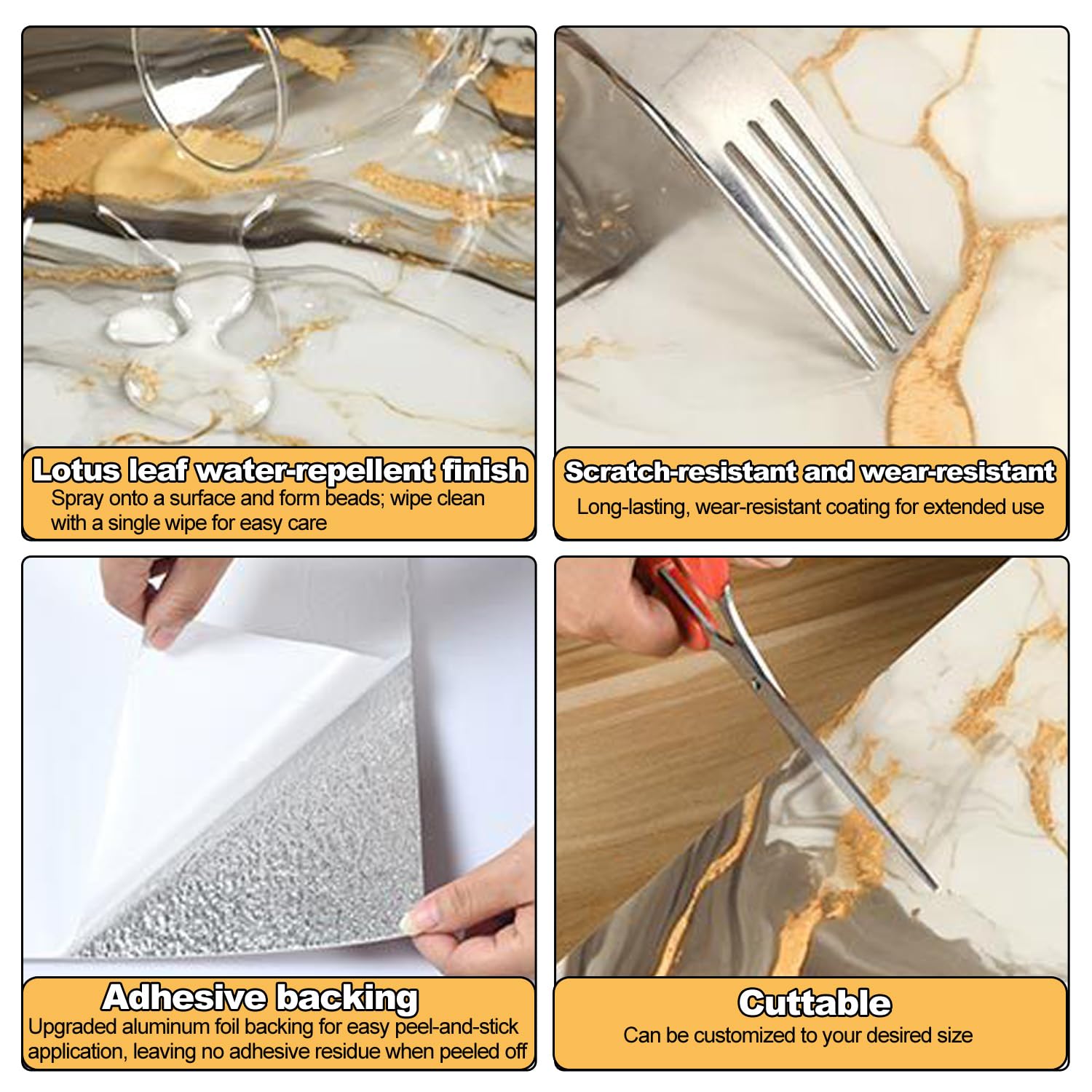 W,Rivestimento 3D Effetto Pietra, Pannelli da Parete in PVC, autoadesivi, in Marmo,Pannelli Polistirolo per Cucina, Bagno, Balcone, Soggiorno, Terrazza 10pcs