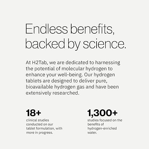 Miniatura 9 de Comprimidos de hidrógeno molecular H2TAB con magnesio - 12 PPM de tabletas de hidrógeno para agua potable - Ricas en antioxidantes, apoya la salud