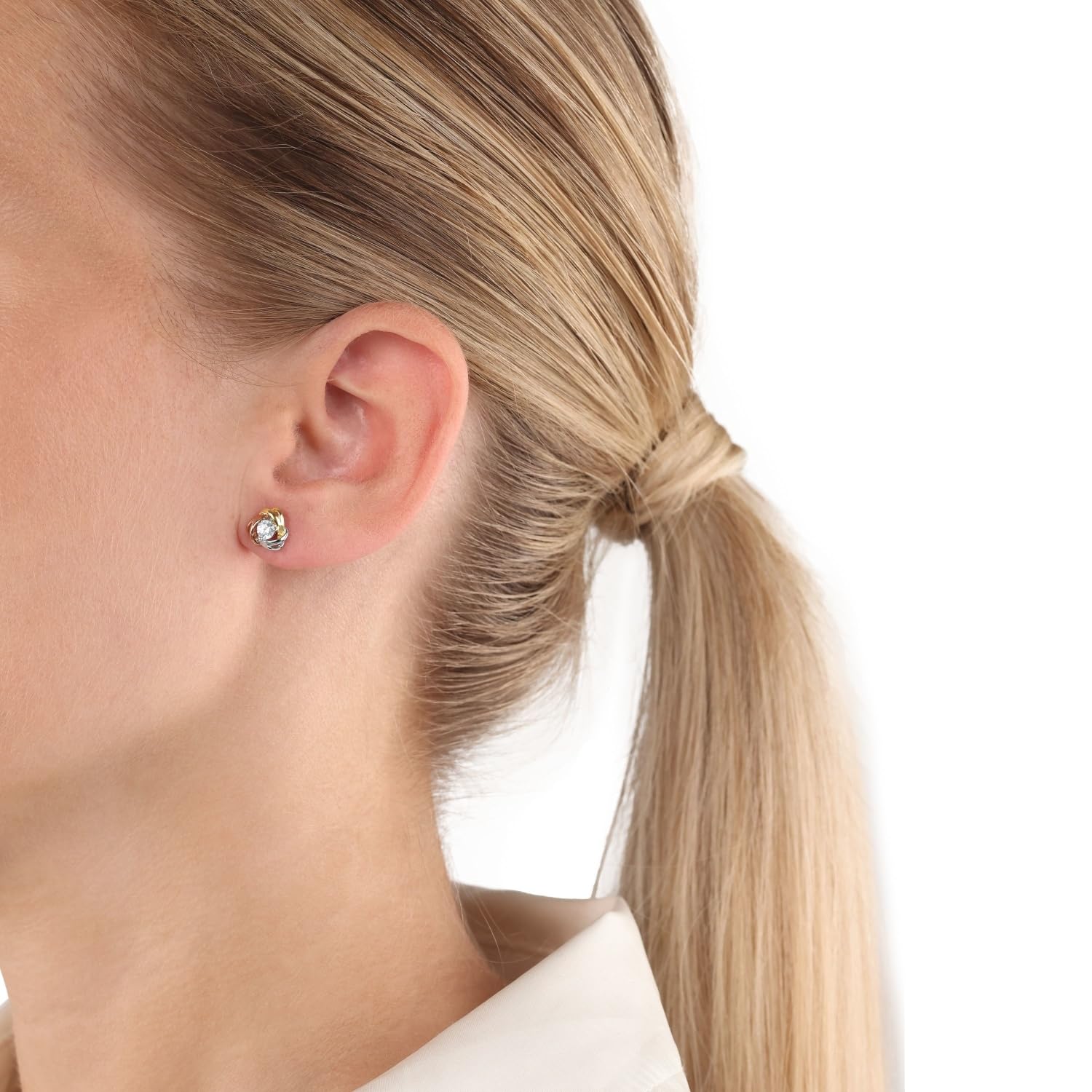 Amor Ohrstecker für Damen, Ohrschmuck, mit Zirkonia, Kommt in Schmuck Geschenk Box