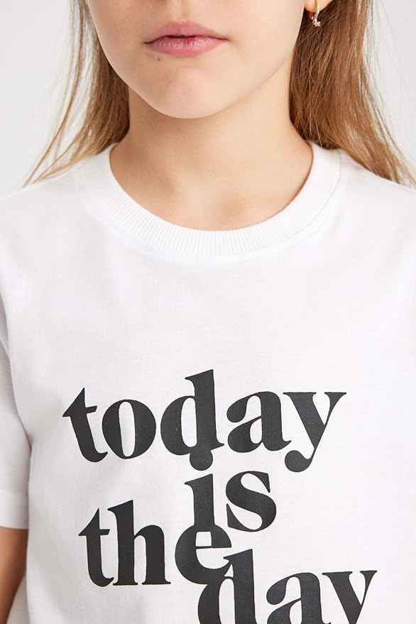 Ropa Básica Niño Cuello Redondo Camiseta DeFacto Para Niños