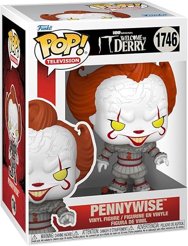 Funko Pop! TV: Welcome to Derry - Pennywise - IT - Collectable Vinyl Figure - Gift Idea - Official Merchandise - Toys for Kids & Adults - Horror Fans - Model Figure for Collectors and Display