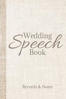 Wedding Speech Book - Records & Notes: Personal Record Notebook and Archive for Meaningful Wedding Ceremonies