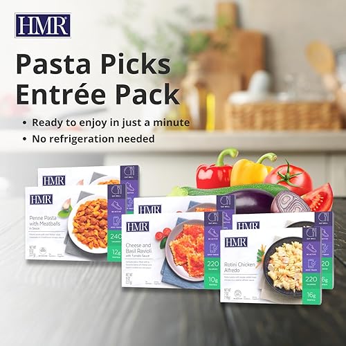 Miniatura 62 de HMR Ultimate Entree Variety Pack, 16 comidas diferentes, 7-8 onzas. Porciones, 16 comidas