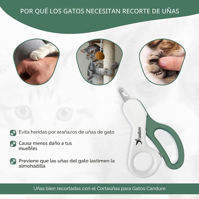 Foto 6 de 7 de Candure Cortauñas para Perro y Gato con Mascota Protector de Seguridad