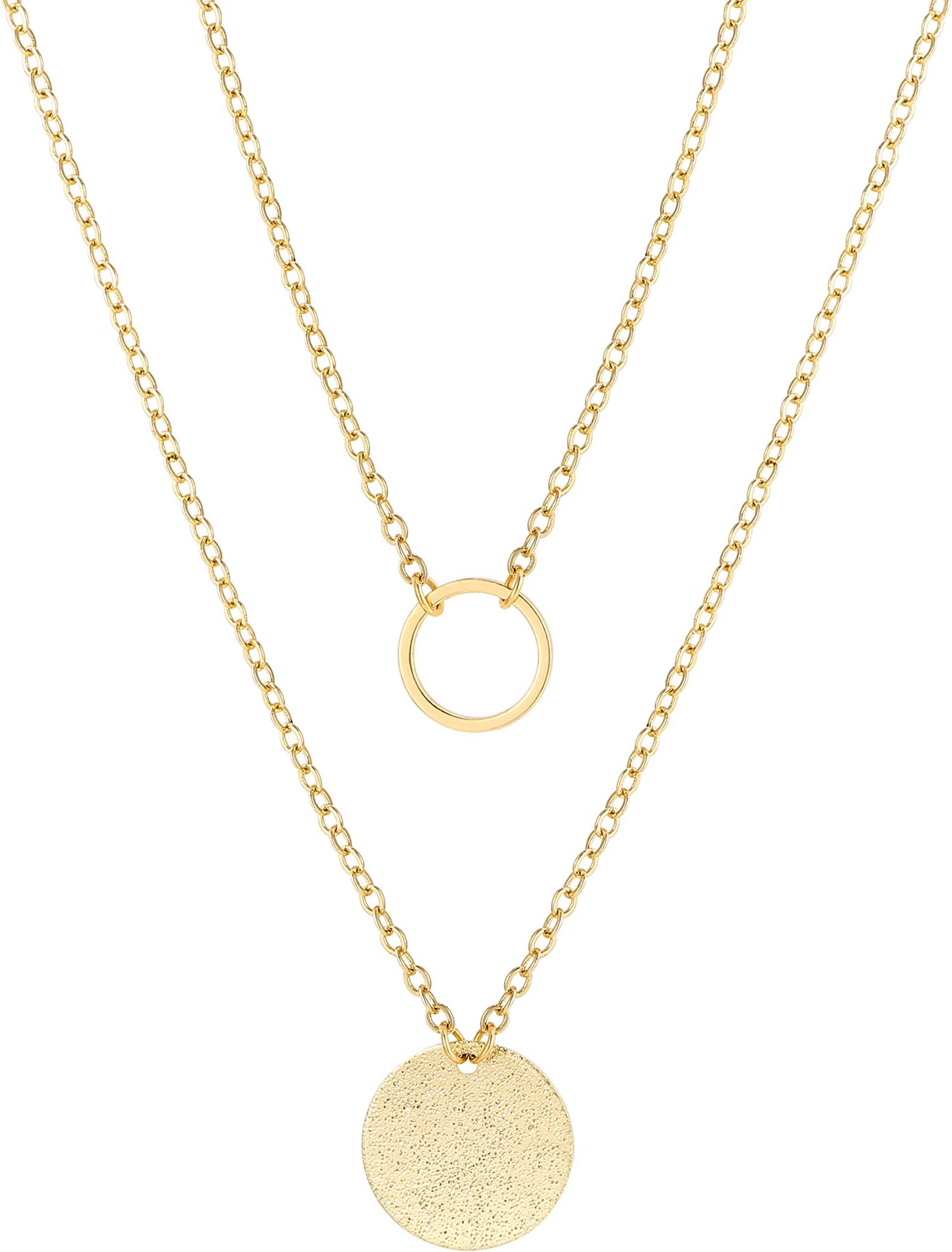Aobei PearlDainty Letter Choker Butterfly Pendant Necklace 18k Gold Shaker Choker for Women Mama CZ Heart Pendant Chain Necklace 16''
