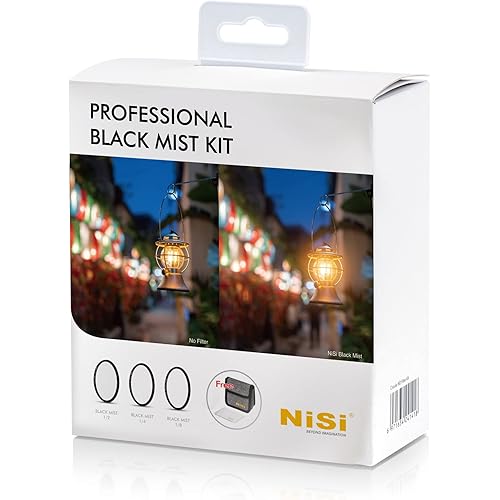 NiSi 55mm Professional Black Mist Kit with 1/2, 1/4, 1/8 and Case