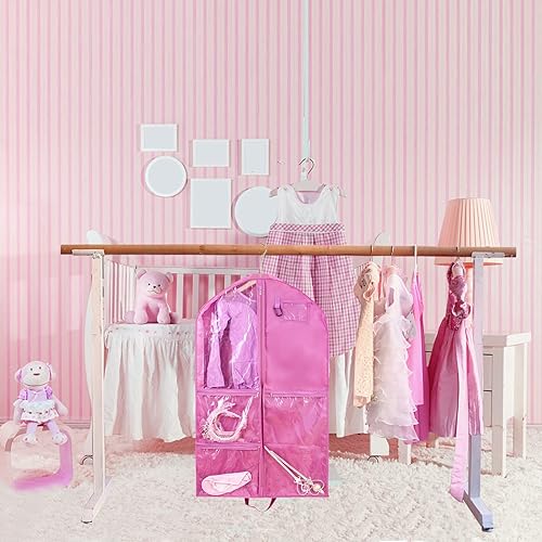 Vista 67 de Bolsa de ropa colgante impermeable, bolsas de ropa de 40 pulgadas para colgar ropa, bolsas de ropa para almacenamiento de viajes, bolsa de ropa