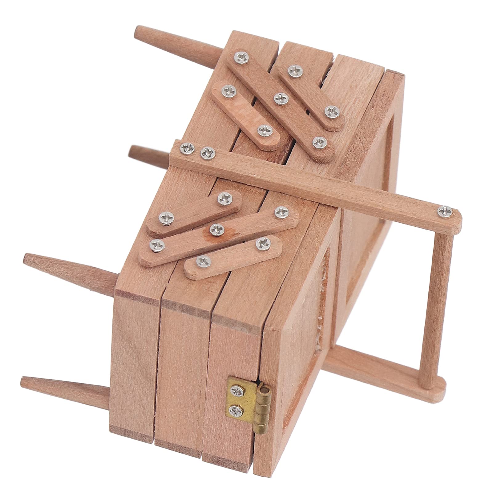 Miniature Sewing Box,Dollhouse Decoration Accessories,Mini Sewing Kit with Lifelike Appearance, Photography Props,Great Collectibles for Miniature Enthusiasts