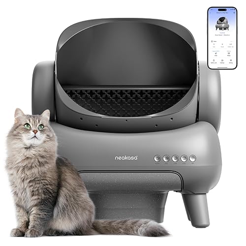 Neakasa M1 Plus Open-Top Self-Cleaning Cat Litter Box, 360° Safety