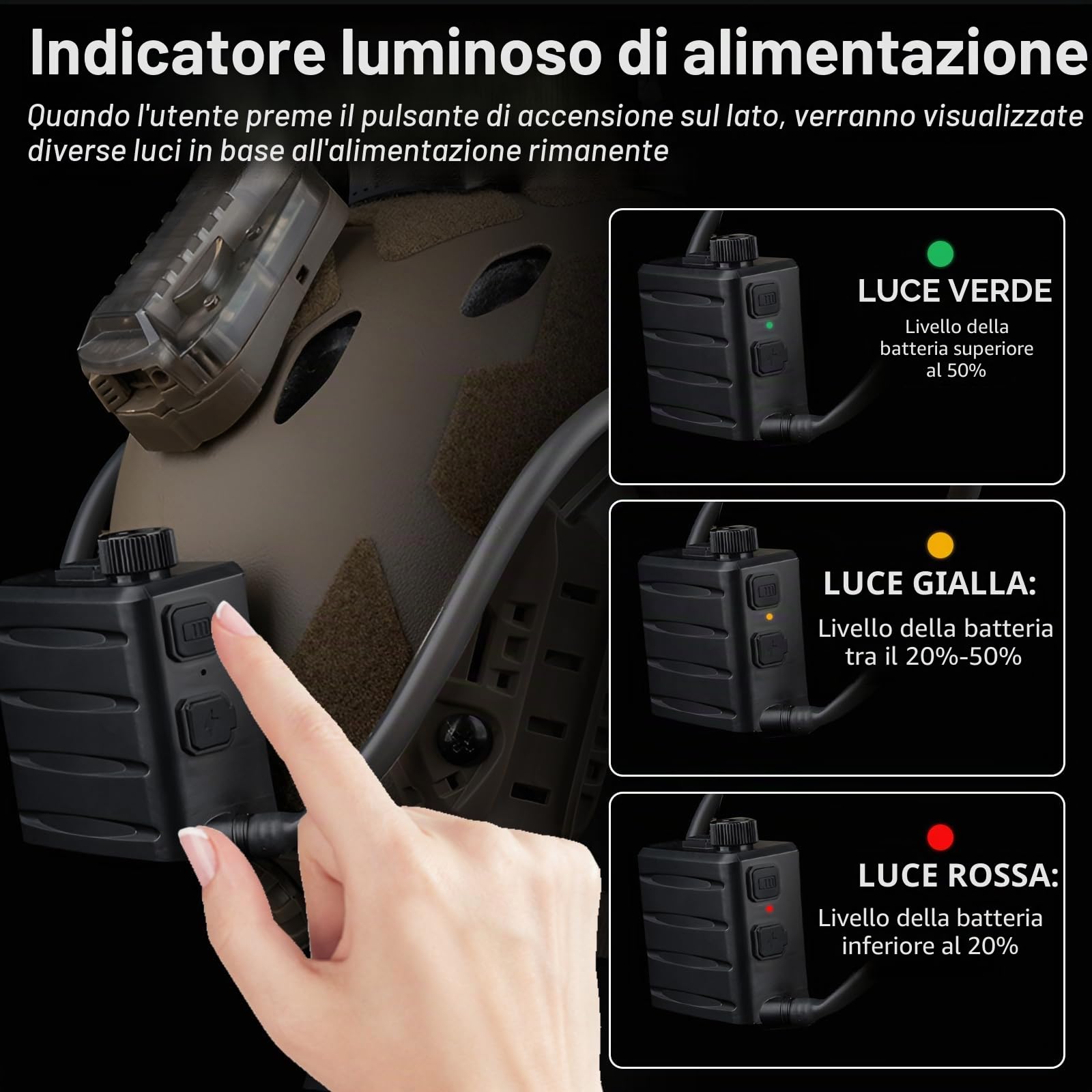 Kit di occhiali anti-appannamento, antiappannamento, per occhiali con manopola regolabile, pulsante turbo, toppa con velcro, chiusura magnetica, 7 ore di durata per softair, tattico