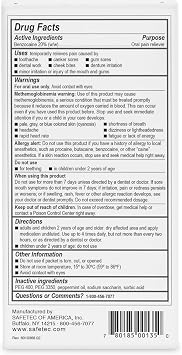 Oral Pain Relief, 0.75 Gram Packets (Box of 144)