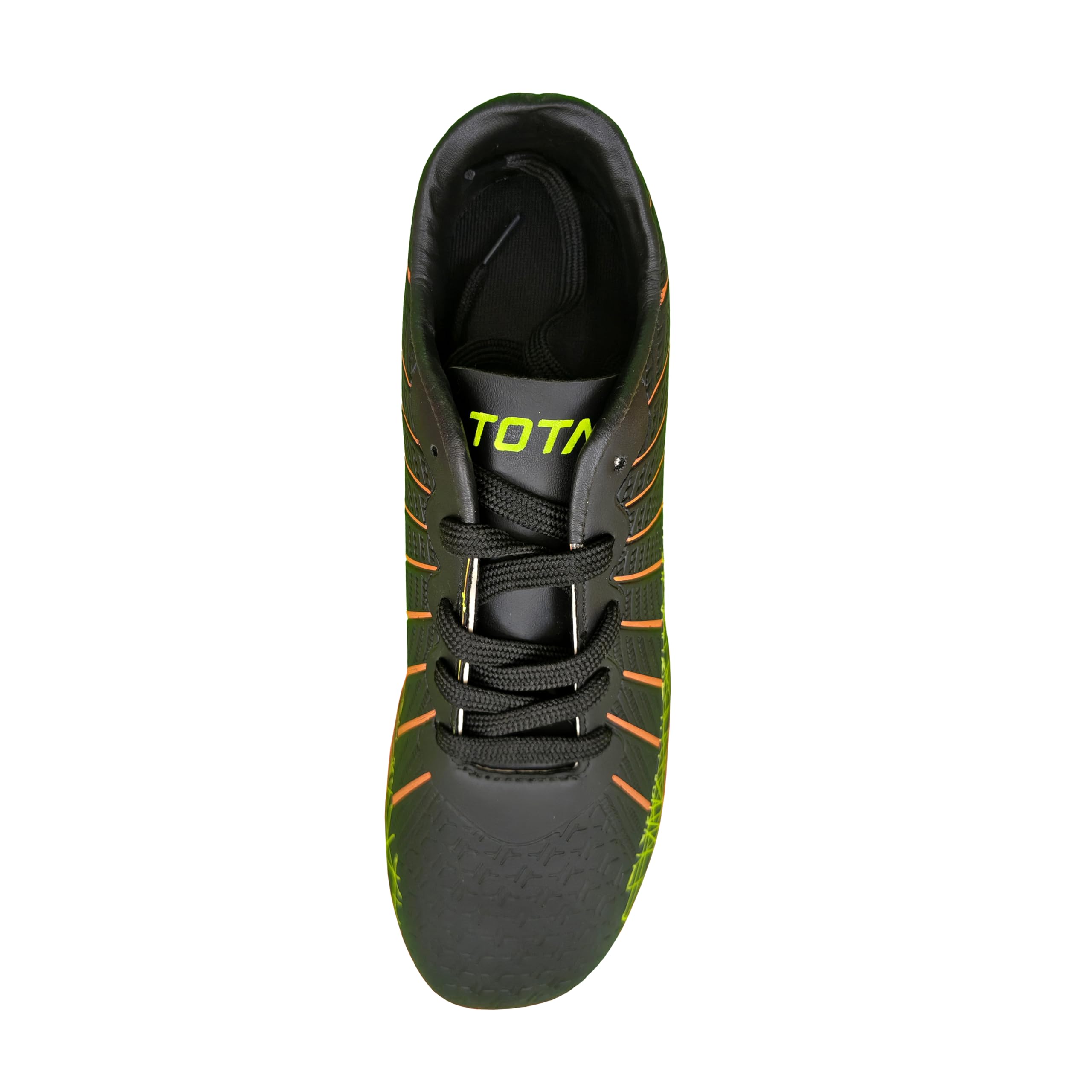 Total Dominate Indoor Turf Soccer Shoes with Non-Marking Sole for Artificial Grass Football, Men & Youth, Grippy Rubber Outsole
