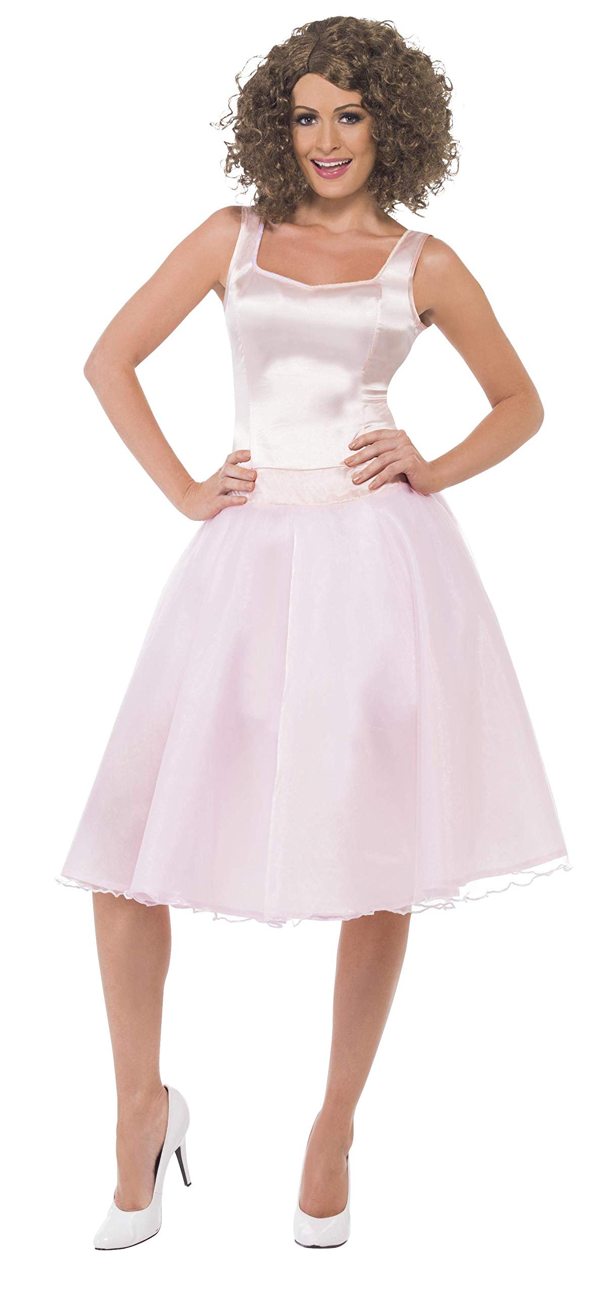 Smiffys, Damen Dirty Dancing Baby Kostüm, Kleid und Perücke, Größe: M, 26390