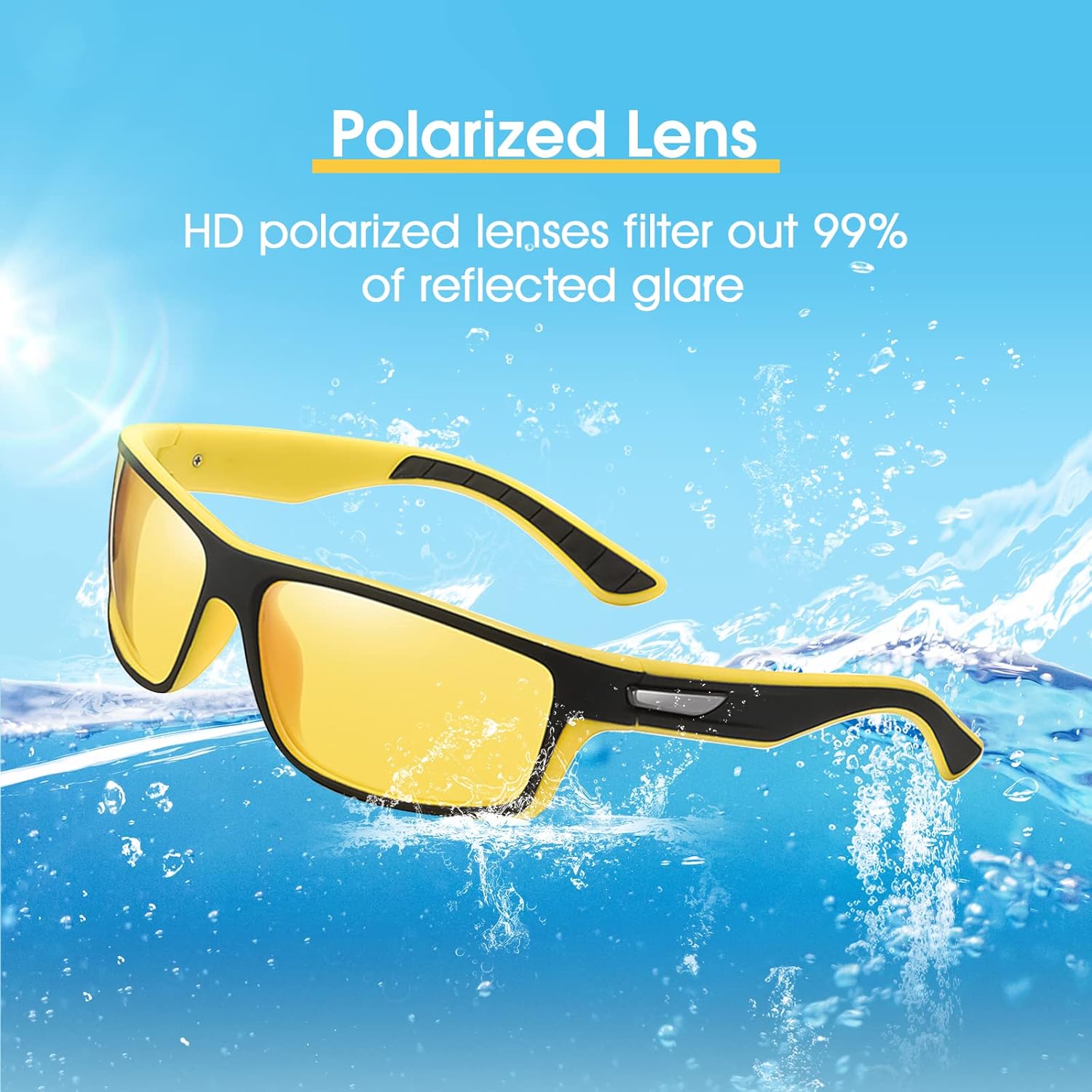 Miniatura 2 de Duduma Gafas de sol deportivas polarizadas para béisbol, ciclismo, pesca, golf, hombres y mujeres, marco superligero, Tr639