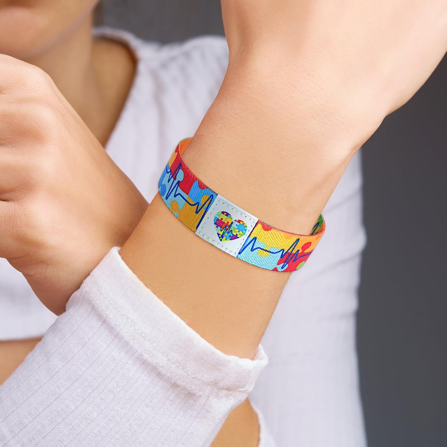 Autism Awareness Bracelet Elastic Wristband Puzzle Sri Lanka Ubuy