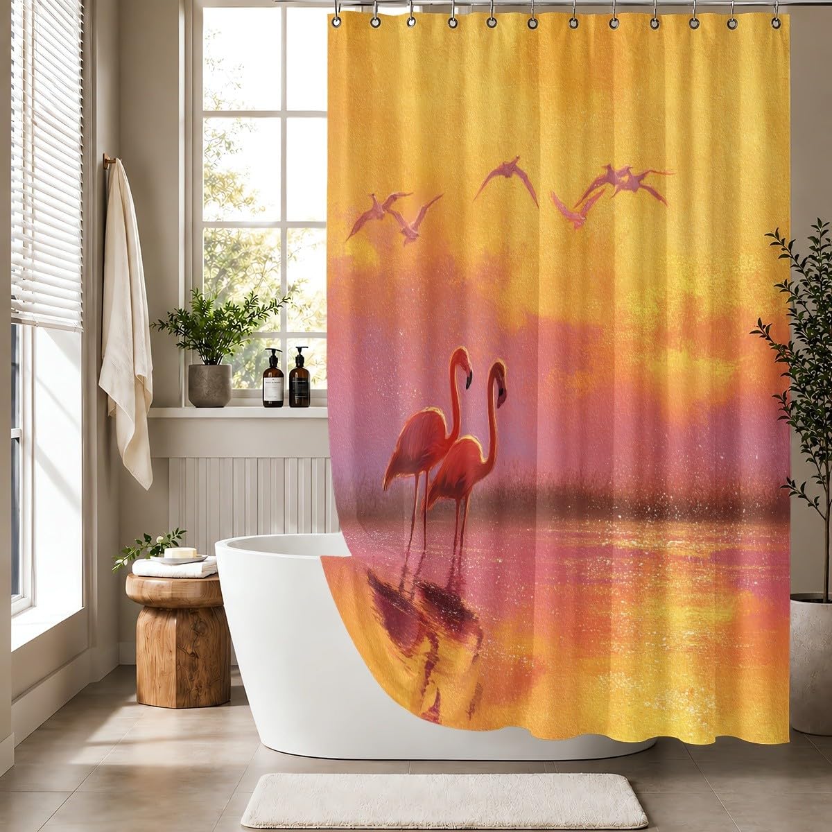 Mondiale Tenda da Doccia 240x200 cm Poliestere Antimuffa e Lavabile